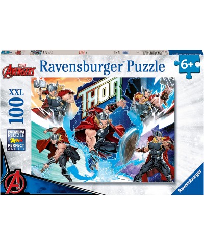 Ravensburger 13376. Puzzle 100 Piezas XXL. Thor Heroes de Marvel