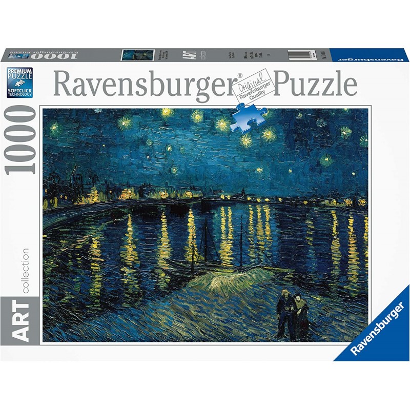 Ravensburger 15614. Puzzle 1000 Piezas. Van Gogh. Noche Estrellada