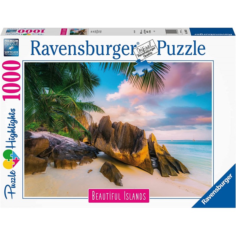 Ravensburger 16907. Puzzle 1000 Piezas. Islas Seychelles