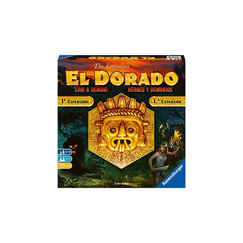 Ravensburger 26855. Juego El Dorado: Héroes y Demonios