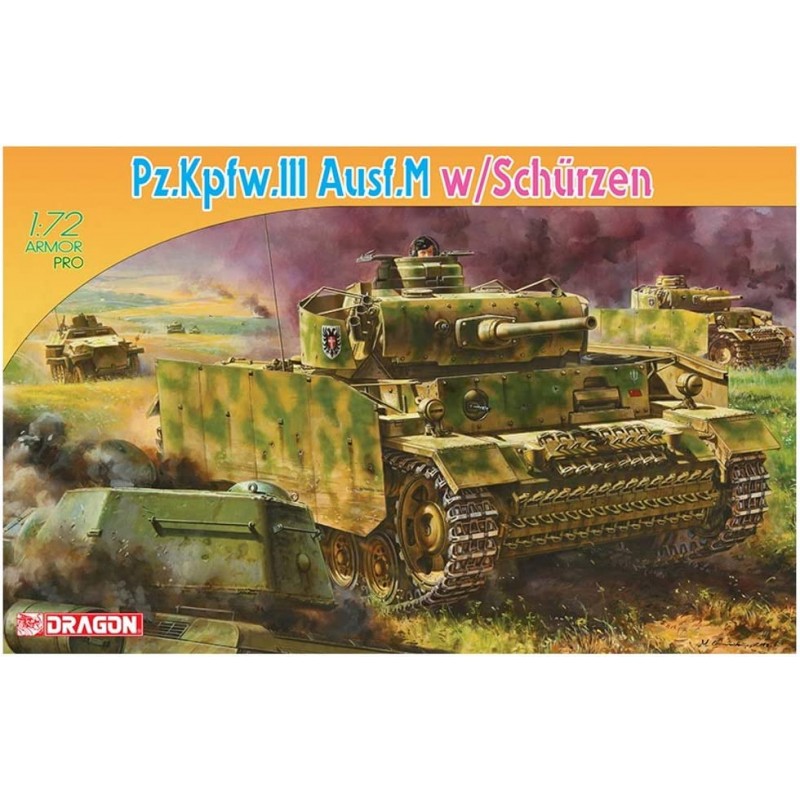 Dragon 7323. 1/72 PZ.KPFW.lll Ausf W/Schurzen