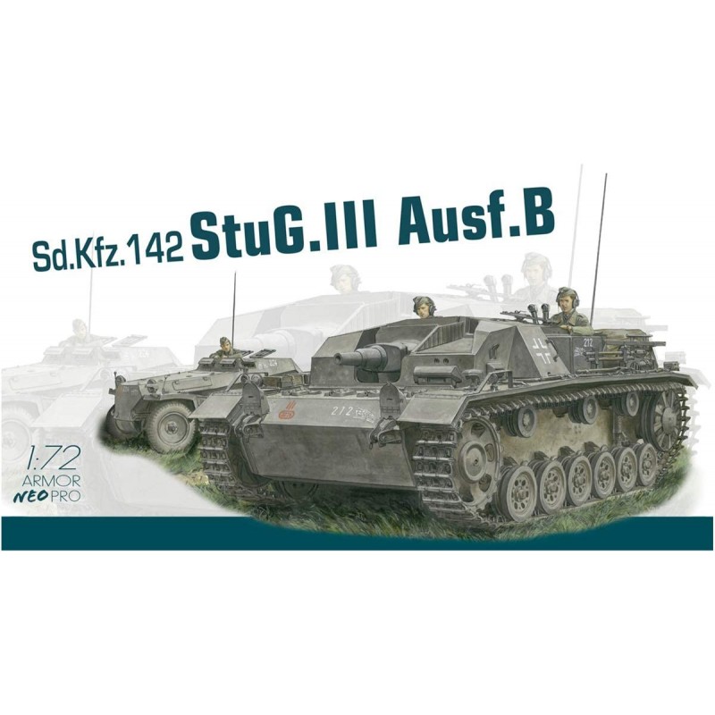 Dragon 7636. 1/72 Stug lll Ausf B W/Neo Track