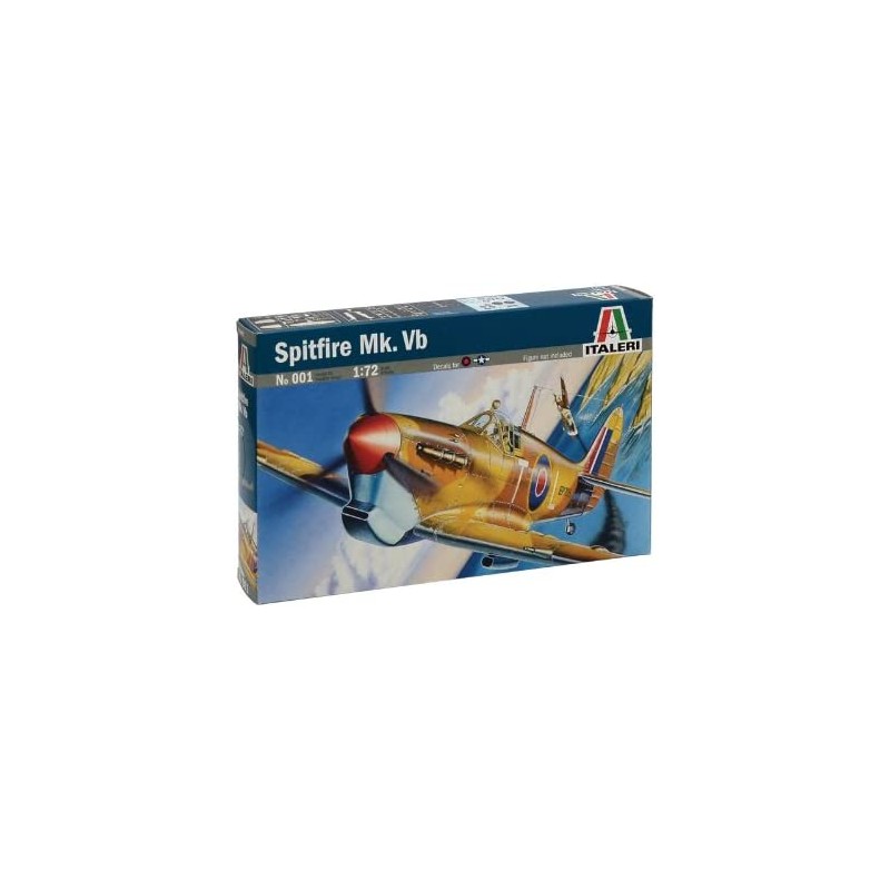 Maqueta Italeri 0001. 1/72 Spitfire MK.VB