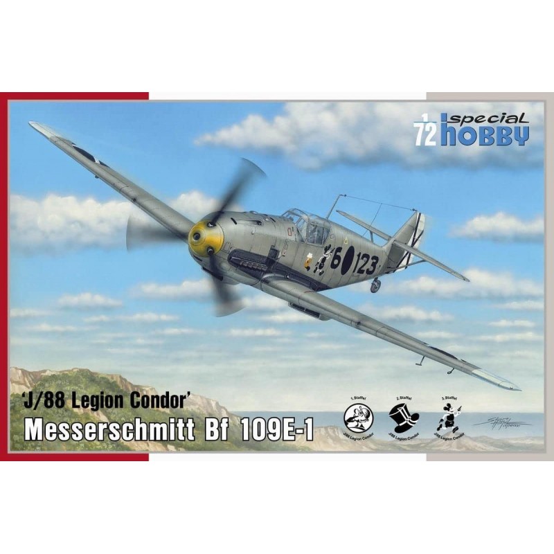 Special Hobby 72459. 1/72 Messerschmitt BF 109E-1 Legion Condor
