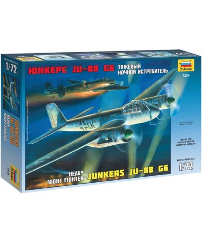 Zvezda 7269. 1/72 Avión Junkers JU-88G6