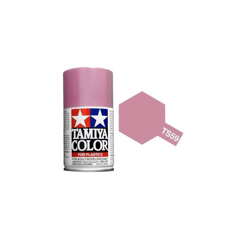 85059 Tamiya. Spray TS-59 Pintura esmalte Rojo claro Nacarado