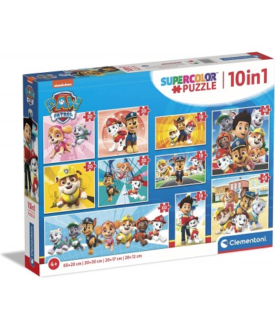 Clementoni 20270. Puzzle Patrulla Canina 10 en 1. 60-48-30-18 piezas