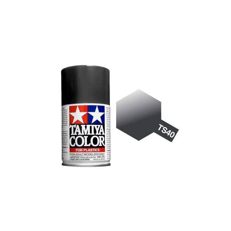 85040 Tamiya. Spray TS-40 Pintura esmalte Negro Metalizado