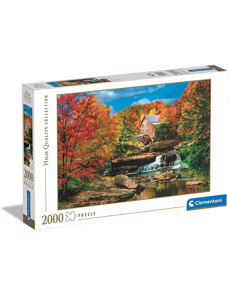 Clementoni 32574. Puzzle 2000 Piezas. Casita de Campo junto al Rio
