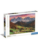 Clementoni 32570. Puzzle 2000 Piezas. Montañas Val Di Funes