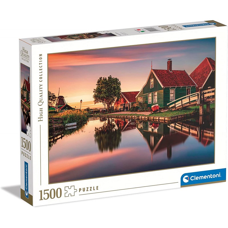 Clementoni 31696. Puzzle 1500 Piezas. Zaanse Schans