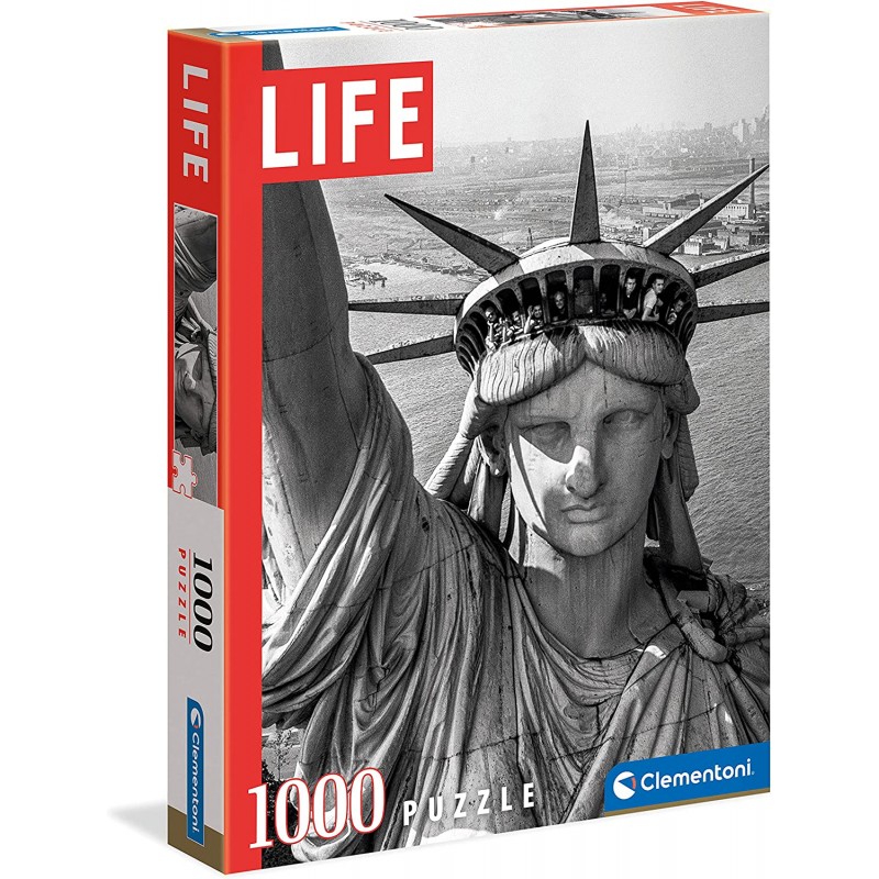 Clementoni 39635. Puzzle 1000 Piezas. Life Estatua de la Libertad. Nueva York