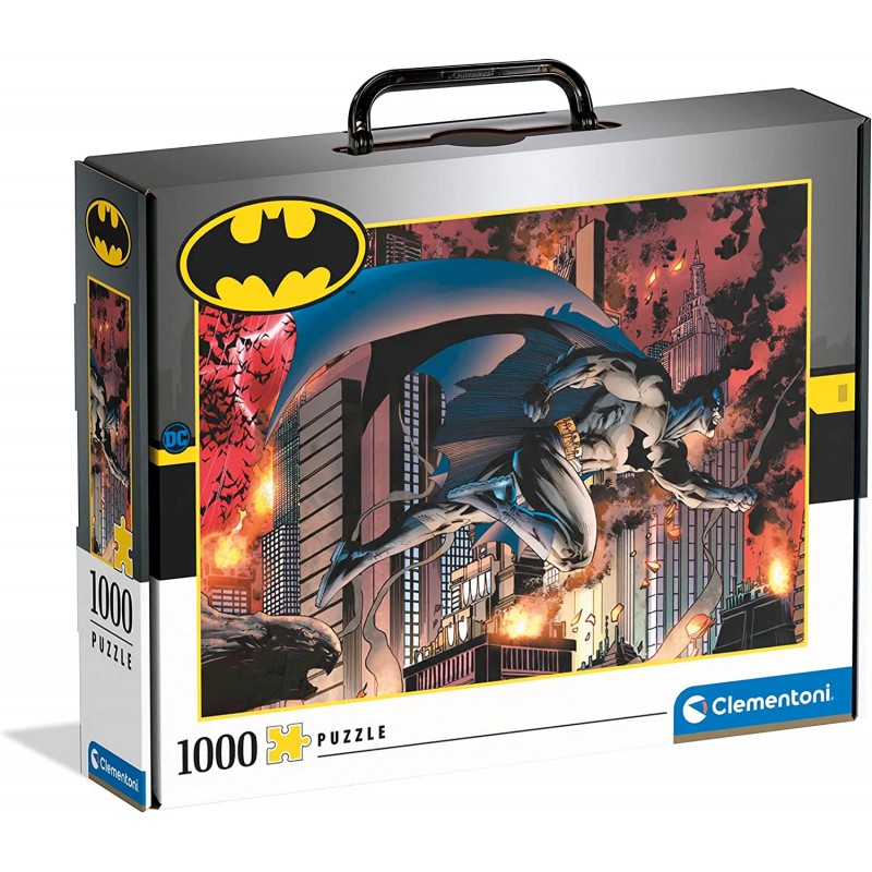 Clementoni 39678. Puzzle 1000 Piezas. Batman en Maletín