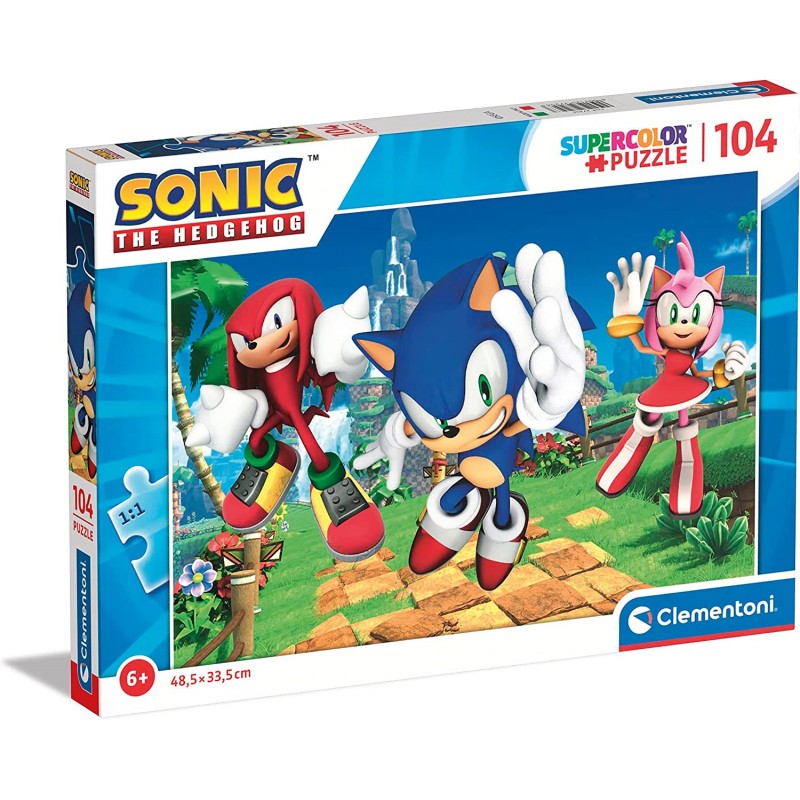 Clementoni 27256. Puzzle 104 piezas. Sonic 2