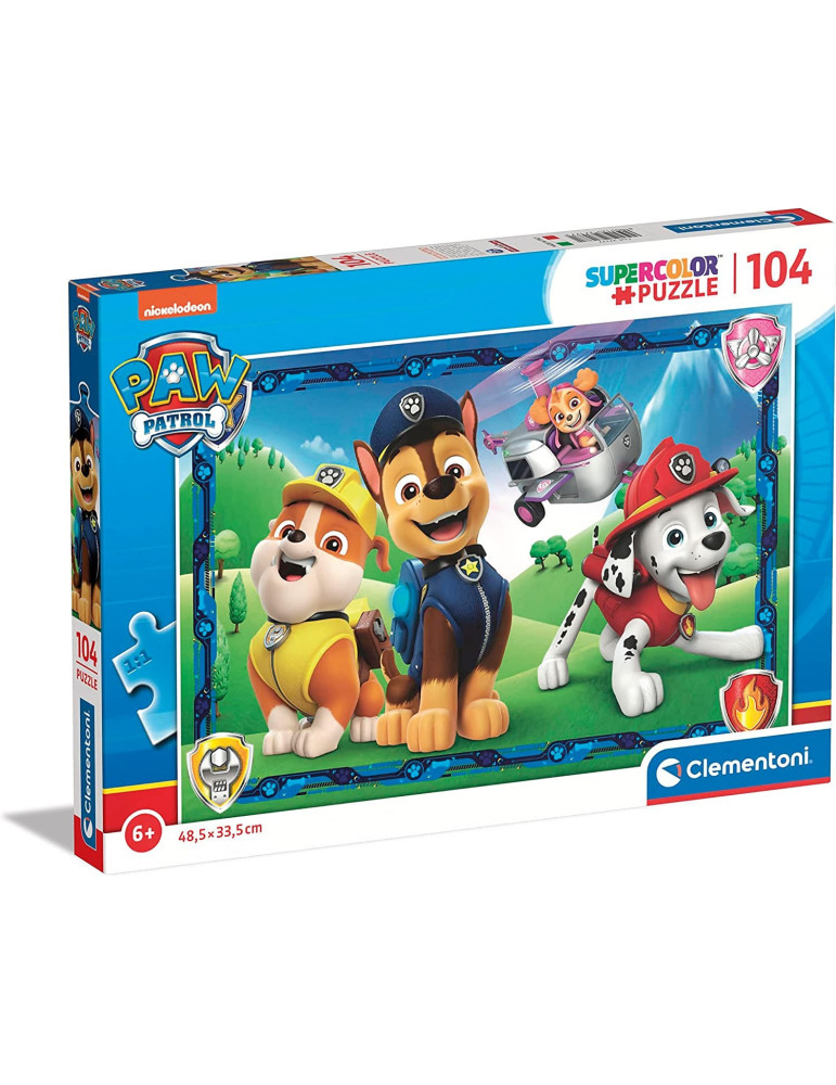 Clementoni 27177. Puzzle 104 piezas. Patrulla Canina