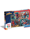 Clementoni 21515. Puzzles Spiderman 4 en 1. 12-16-20-24 piezas