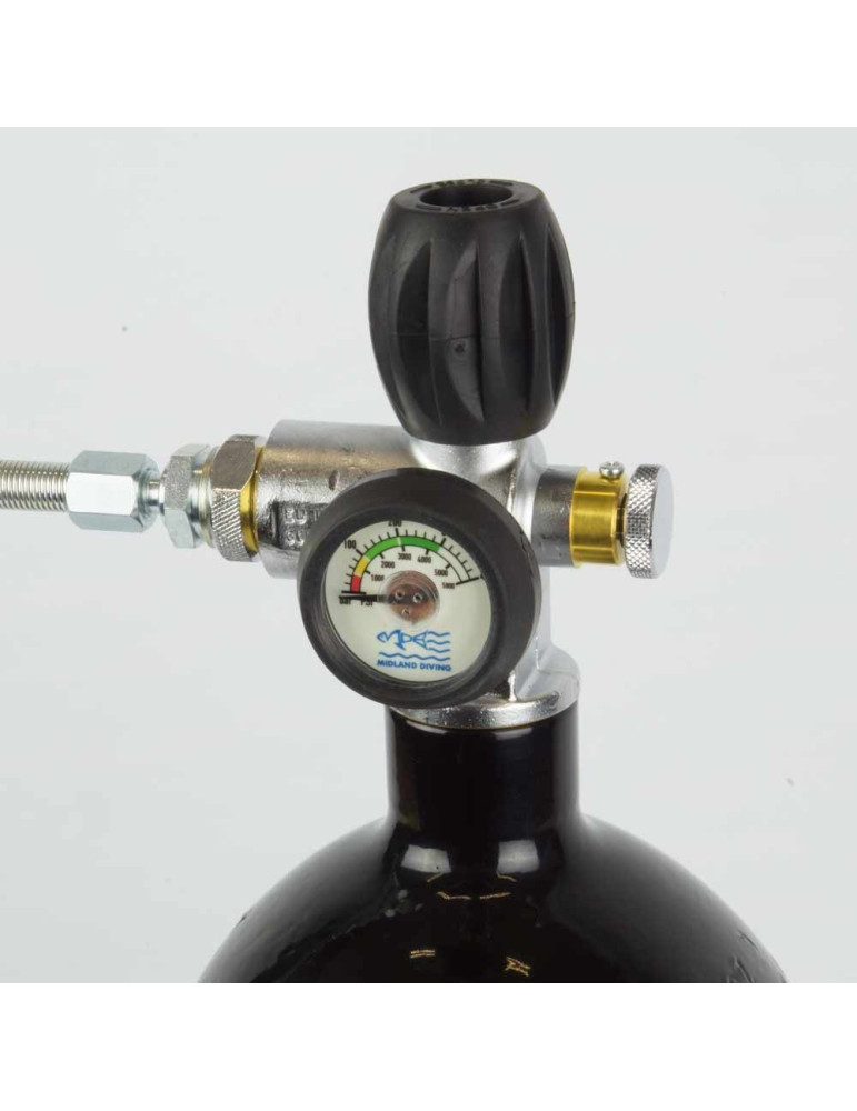 Botella PCP 4 litros. 300 bares. Kit completo