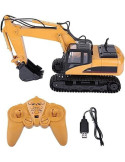 Huina 1350. 1/16 Excavadora radiocontrol electrica. 2.4Ghz. 15 Funciones. Bateria y Cargador Incluido