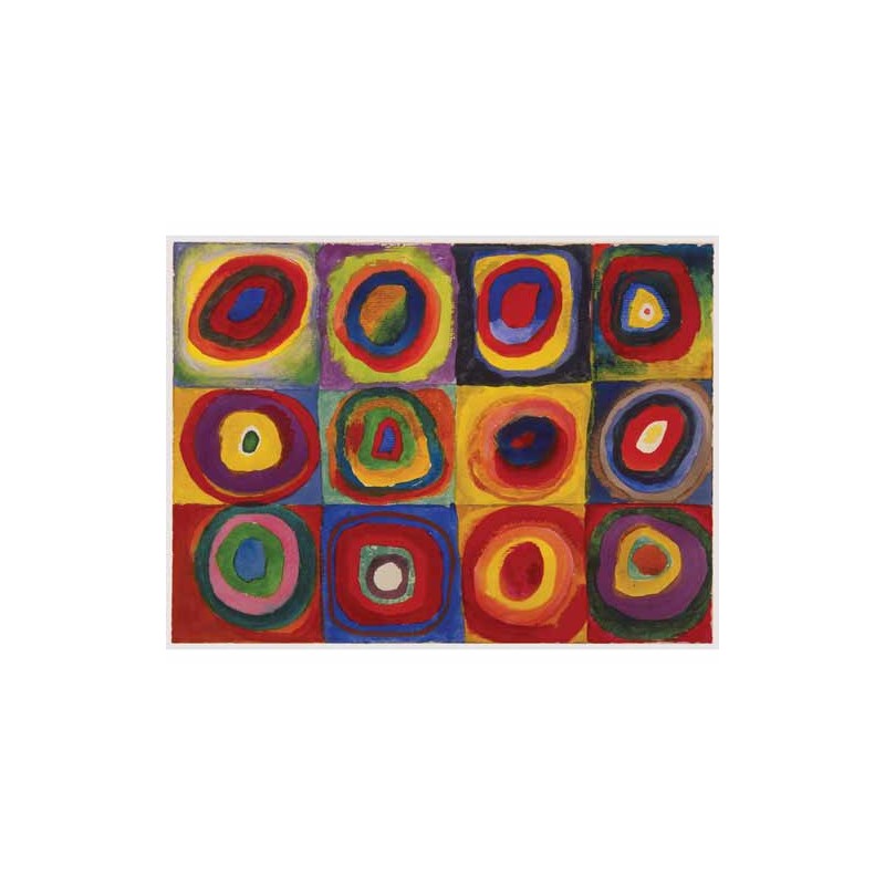 163779.Puzzle Ravensburger 1500piezas Kandinsky,Estudio de Color