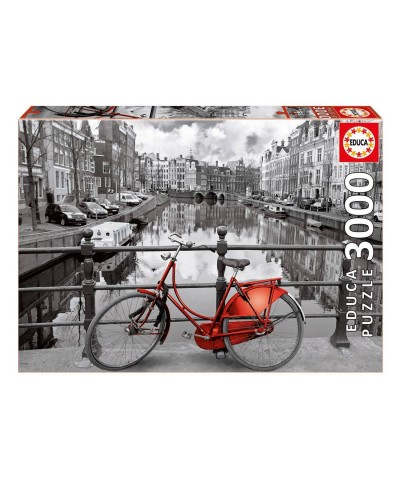 16018 Educa. Puzzle 3000 Piezas Bicicleta Ámsterdam