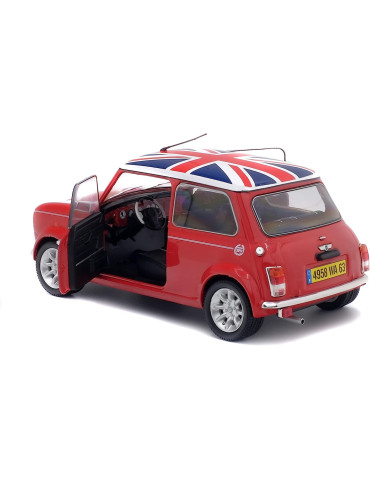 Solido S1800604. 1/18 Mini Cooper Sport 1997 Red&Flag 2