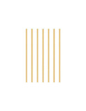 Pack 7 Listones Ramín/Tilo 1,5x6x1000mm