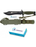 Albainox 31766. Cuchillo Supervivencia Táctico Black Bear. Hoja 18.30cm