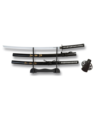 Albainox 31577. Set 2 Katanas Tole10 con Peana