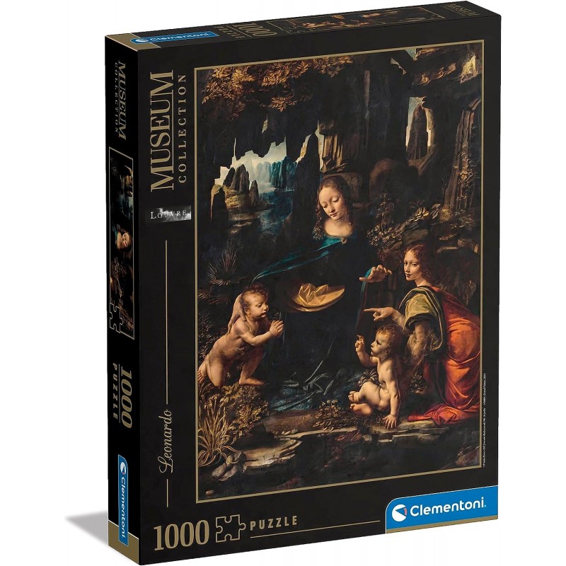 Clementoni 39767. Puzzle 1000 Piezas. Da Vinci, La Virgen de Las Rocas
