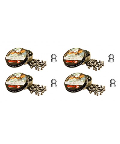 Gamo 6321724. Pack 4 latas de 250 perdigones Gamo Pro-Magnum de Copa-Punta 4,5mm.