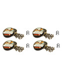 Gamo 6321724. Pack 4 latas de 250 perdigones Gamo Pro-Magnum de Copa-Punta 4,5mm.