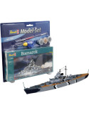 Revell 65802. 1/1200 Kit Barco German Battleship Bismarck