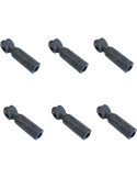 Eolo Accesorio de Cometas AC 254. Conector Lateral para Varilla de 6mm. 6 Unidades