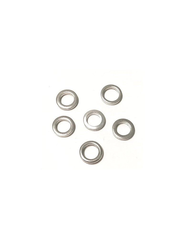 Accesorio para Cometas Eolo AC 110. Arandelas Aluminio 14x9mm. 6 Unidades