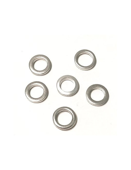 Accesorio para Cometas Eolo AC 110. Arandelas Aluminio 14x9mm. 6 Unidades