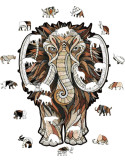 Puzzle Madera Ewa. Mamut. 180 Piezas