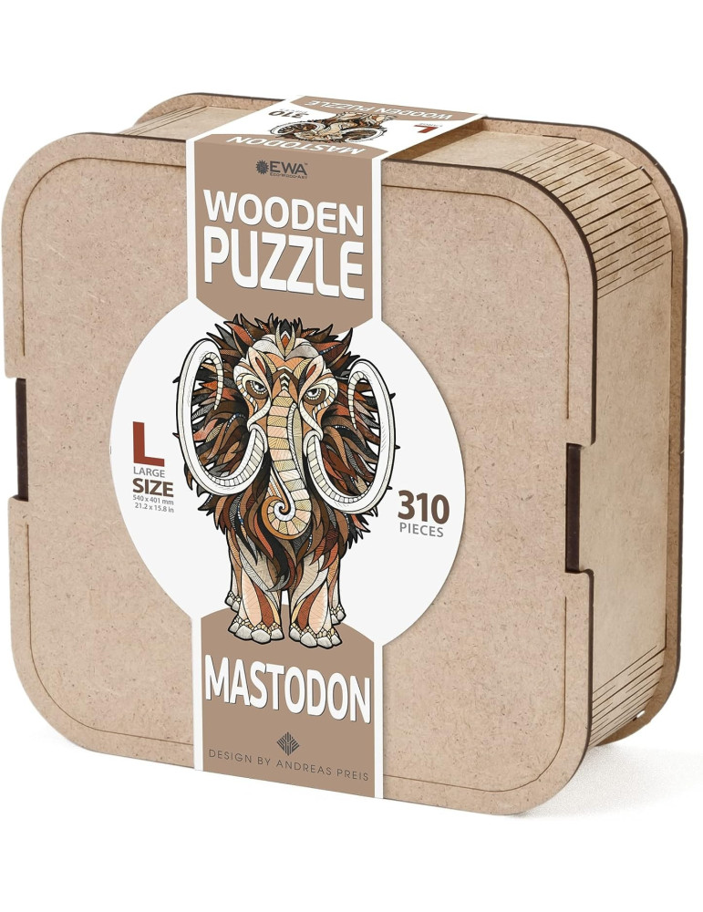 Puzzle Madera Ewa. Mamut. 310 Piezas