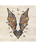 Puzzle Madera Ewa. Murcielago. 130 Piezas