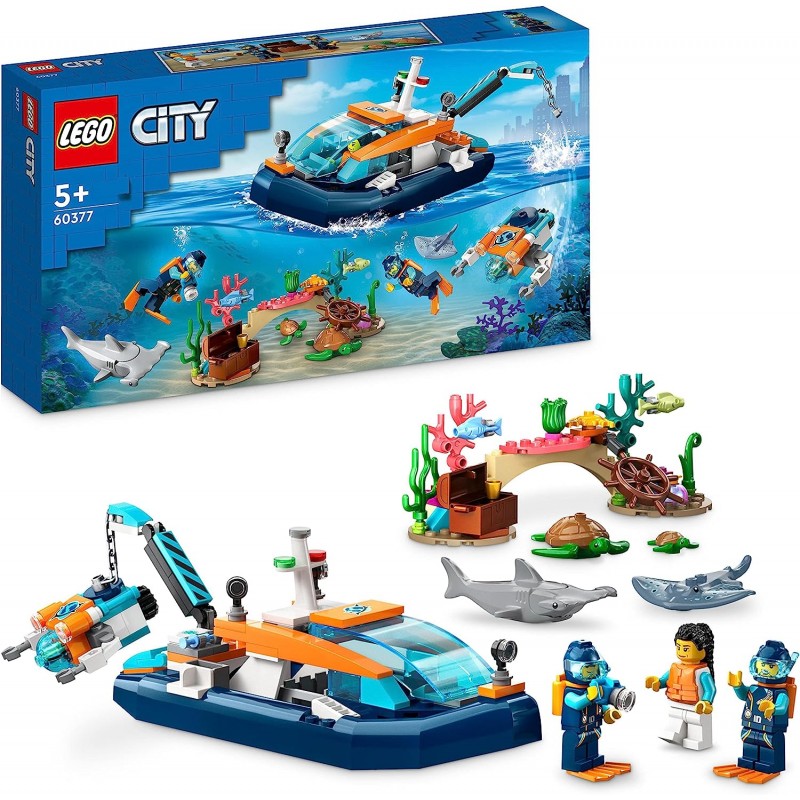 Lego 60377. Barco de Exploracion Submarina