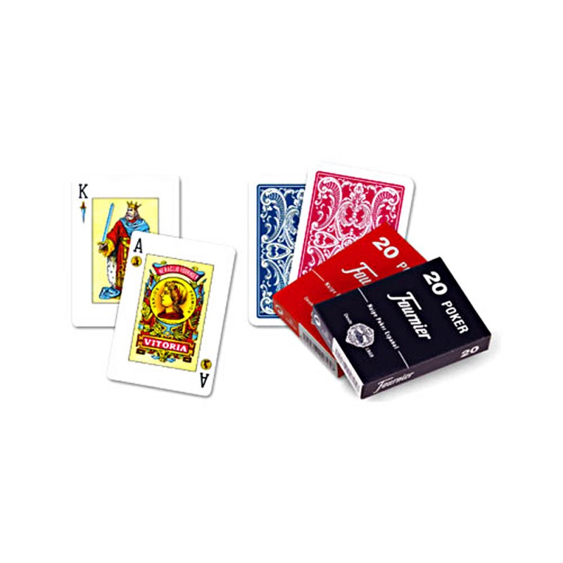 Pack de 2 barajas españolas Rabino-Remigio Fournier. 55 cartas cada baraja