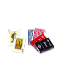 Pack de 2 barajas españolas Rabino-Remigio Fournier. 55 cartas cada baraja