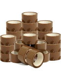 Pack 36 rollos precinto marron XXL. 132m de largo x 48mm de ancho.