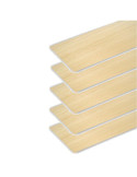 Pack 5 planchas de madera de balsa de 3mm grosor x 1 metro largo. 31973x5
