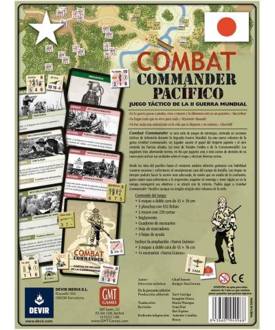 Devir BGCOMPA. Juego de Mesa Combat Commander Pacífico. 2 jug. +12 años