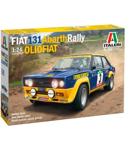 Italeri 3667. 1/24 Fiat 131 Abarth Rally Olio Fiat