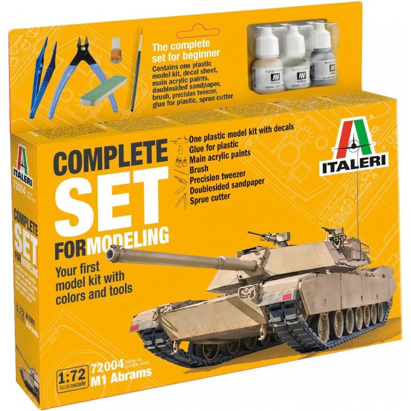 Italeri 72004. 1/72 Set Completo Tanque M1 Abrams