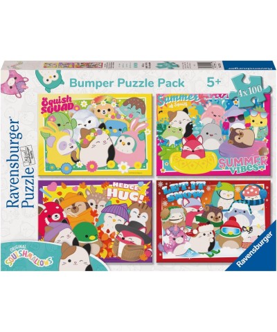 Ravensburger 05715. Puzzle 4x100 Piezas Squishmallows Bumper