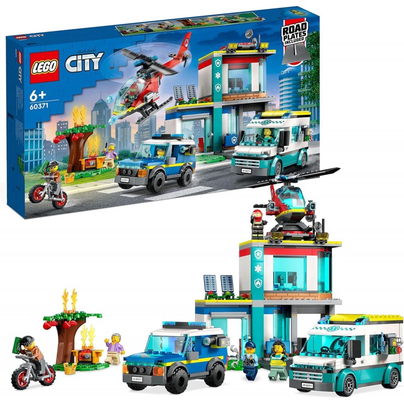 Lego 60371. Central de Vehículos de Emergencia