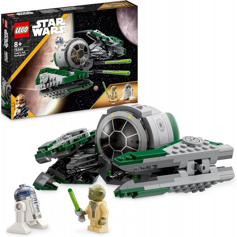 Lego 75360. Star Wars. Caza Estelar Jedi de Yoda. 253 Piezas