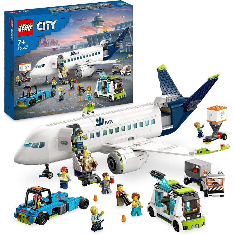 Lego 60367. Avión de Pasajeros. 913 Piezas